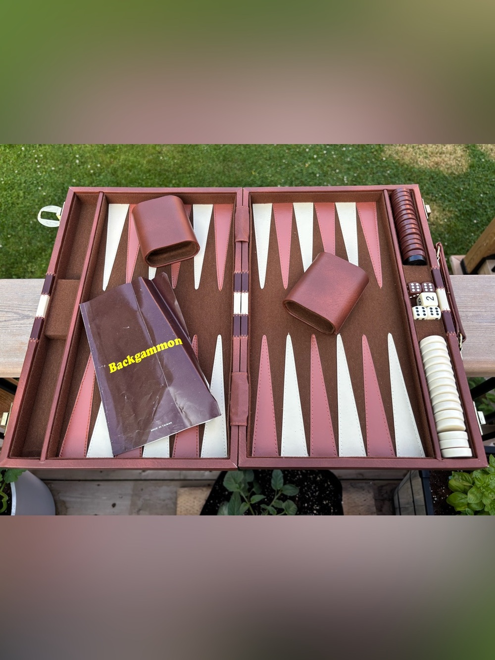 Classic Brown Backgammon Set